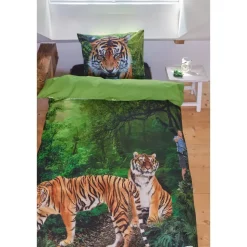 Freek Vonk dekbedovertrek - tijgers - 140x200 cm