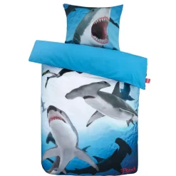 Freek Vonk dekbedovertrek - haaien - 140x200 cm