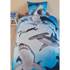 Freek Vonk dekbedovertrek - haaien - 140x200 cm