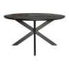Furndea Eettafel Orianna rond - zwart 150cm