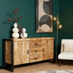 Furndea Odeon dressoir industrieel - 40x160x80 cm