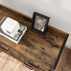 Furnihaus Commode kast 7 stoffen laden met handgrepen metalen frame industrieel