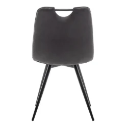 Furnihaus Eetkamerstoelen set van 4 - Leon - Microvezel - Antraciet