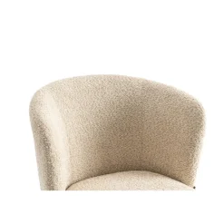Furnihaus Fauteuil Cindy Boucle Beige Stof
