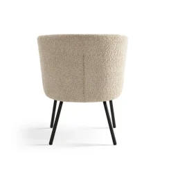 Furnihaus Fauteuil Cindy Boucle Beige Stof
