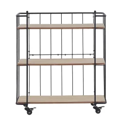 GABBS - Keukentrolley - Lichte houtkleur - Metaal