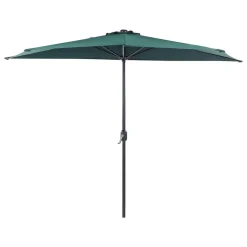 GALATI - Halfronde parasol - Groen - 270 cm - Polyester