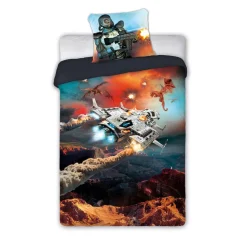 Game Dekbedovertrek Galaxy - Eenpersoons - 140 x 200 cm - Katoen