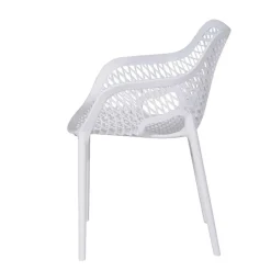 Garden Impressions Air XL kunststof tuinstoel wit