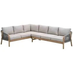 Garden Impressions Alora lounge dining set 2-delig links - grey sand