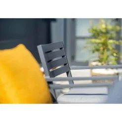 Garden Impressions Amarillo tuinset 5-delig - Mina tuintafel 90x90 cm