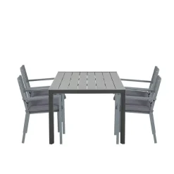 Garden Impressions Amarillo - Adana tuinset 5-delig donker grijs