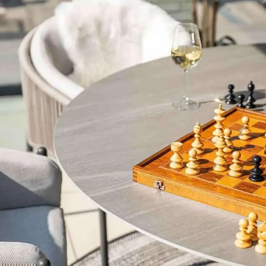 Garden Impressions Angela tuinset 6-delig - Duuk tuintafel Ø150 cm