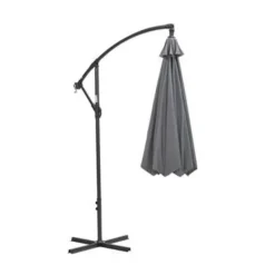 Garden Impressions Athene zweefparasol Ø300 cm - licht grijs