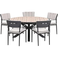 Garden Impressions Dane - Tulli tuinset 6-delig Ø148x75 cm