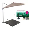 Garden Impressions Hawai parasol S 250x250 taupe + 80kg voet en hoes