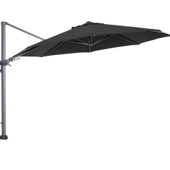Garden Impressions Hawaii zweefparasol Ø350 c. black - zwart