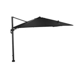 Garden Impressions Hawaii Lumen LED parasol 300x300 -d. grijs - zwart
