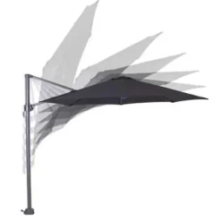 Garden Impressions Hawaii zweefparasol S Ø300 cm zwart