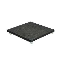 Garden Impressions Hawaii zweefparasol 3x3m taupe met voet en hoes