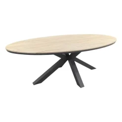 Garden Impressions Jasmine Natural/Edison 220x115 cm. - ovale tuinset