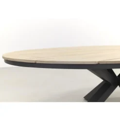 Garden Impressions Jasmine - Black/Edison 220x115 cm. - ovale tuinset