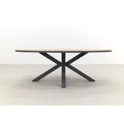 Garden Impressions Jasmine - Black/Edison 220x115 cm. - ovale tuinset