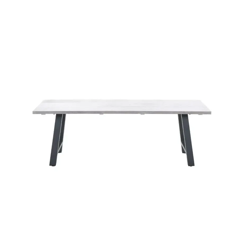 Garden Impressions Leuven tuintafel 220 x 100 cm - donker grijs