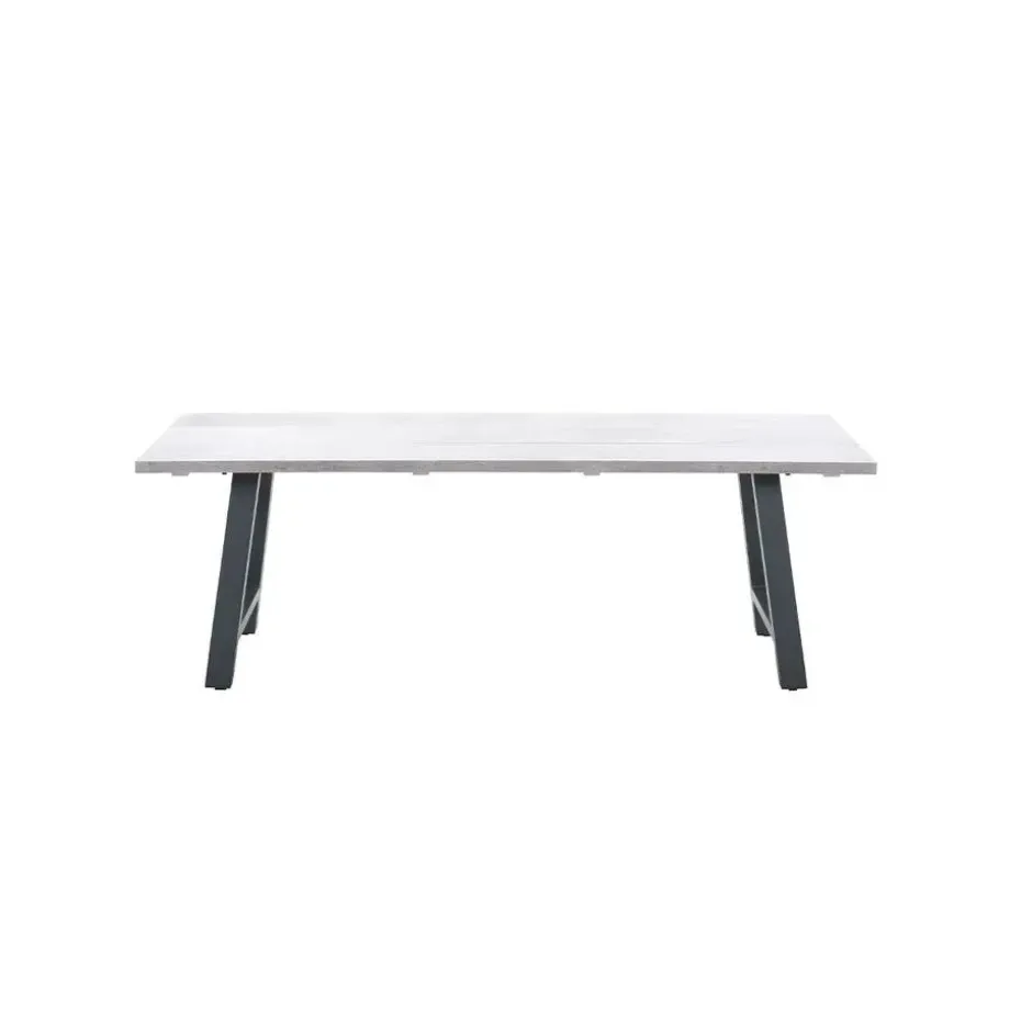 Garden Impressions Leuven tuintafel 220 x 100 cm - donker grijs