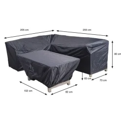 Garden Impressions Lounge dining hoes 205/255x73xH80 en 152x82xH65 cm