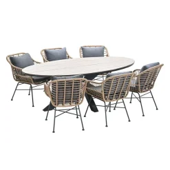 Garden Impressions Lucas Tulli 7-delige tuinset - bruin