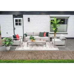 Garden Impressions Malakka loungeset 3-delig taupe