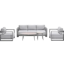 Garden Impressions Malakka - Lucas loungeset 5-delig valley sand