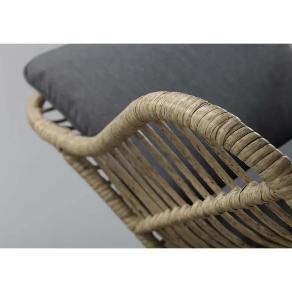 Garden Impressions Margriet naturel / Edison 148 cm. - ronde tuinset