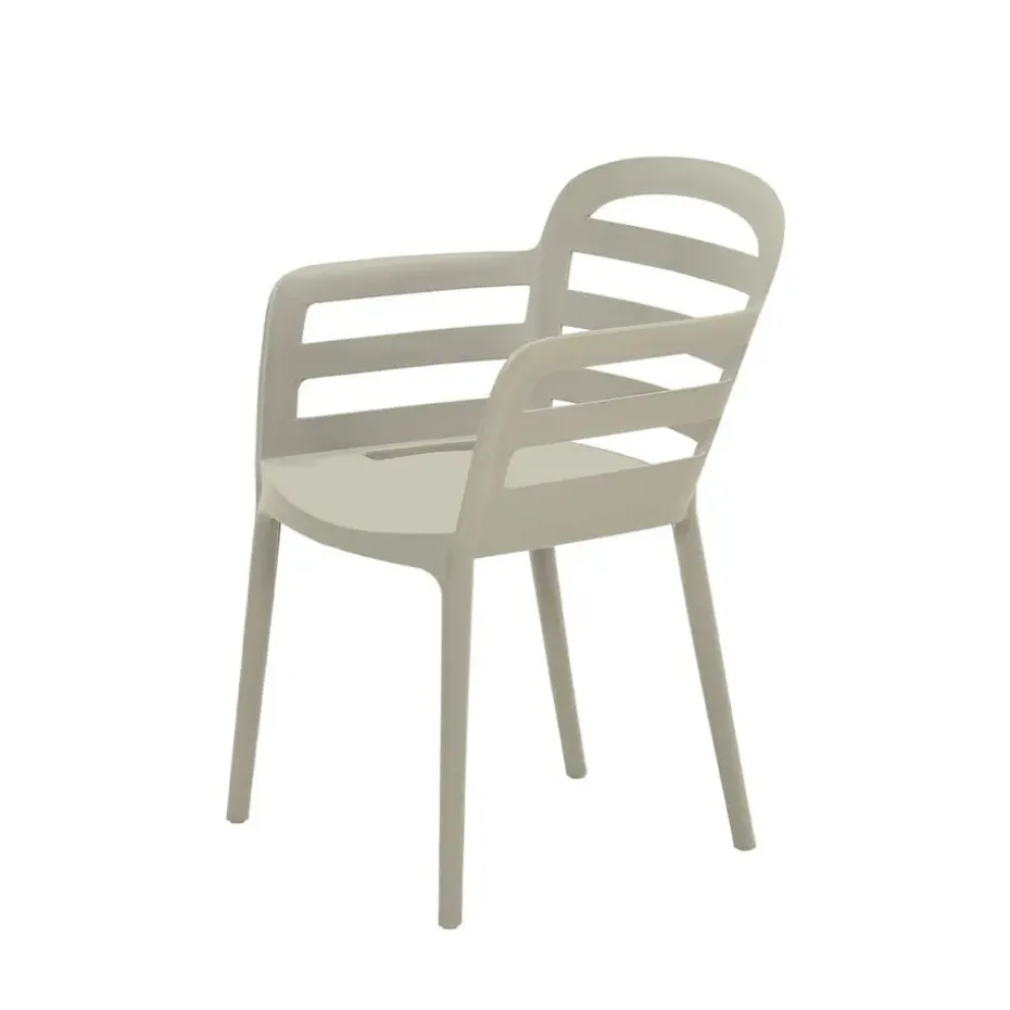 Garden Impressions Mira tuinstoel zand - 2 stuks