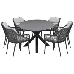 Garden Impressions Pemba - Scot tuinset 7-delig - Napoli grey