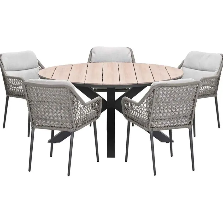 Garden Impressions Pemba - Tulli tuinset 6-delig Ø148x75 cm