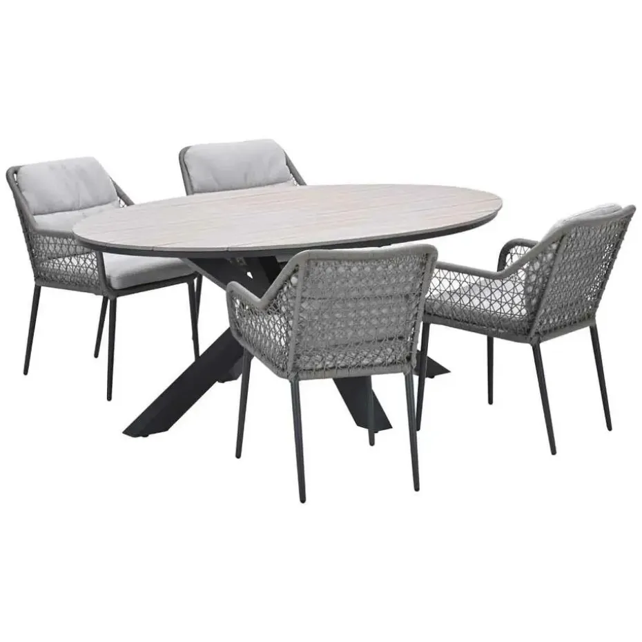 Garden Impressions Pemba - Tulli tuinset 5-delig 180x115 cm