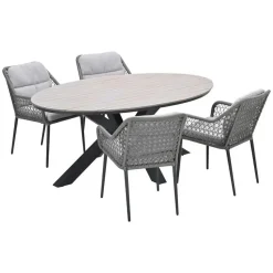 Garden Impressions Pemba - Tulli tuinset 5-delig 180x115 cm