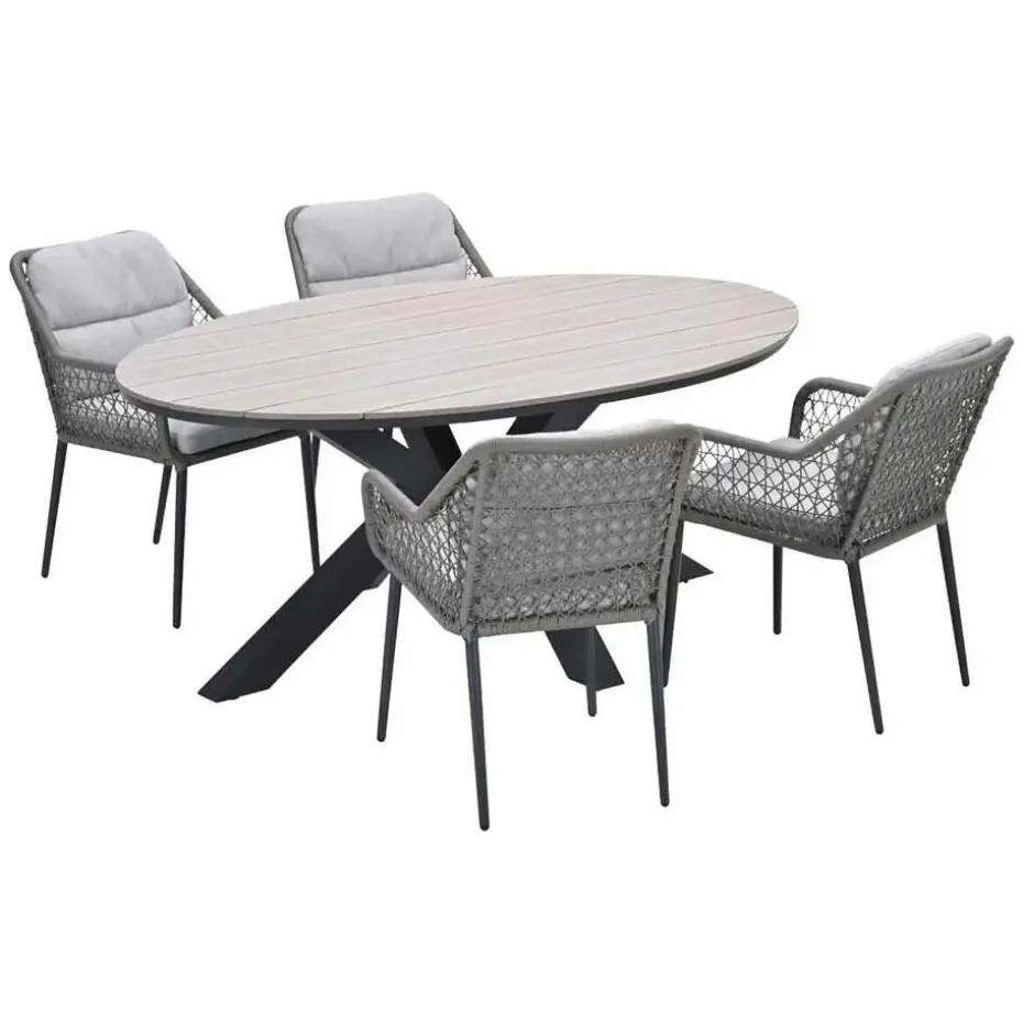 Garden Impressions Pemba - Tulli tuinset 5-delig 180x115 cm