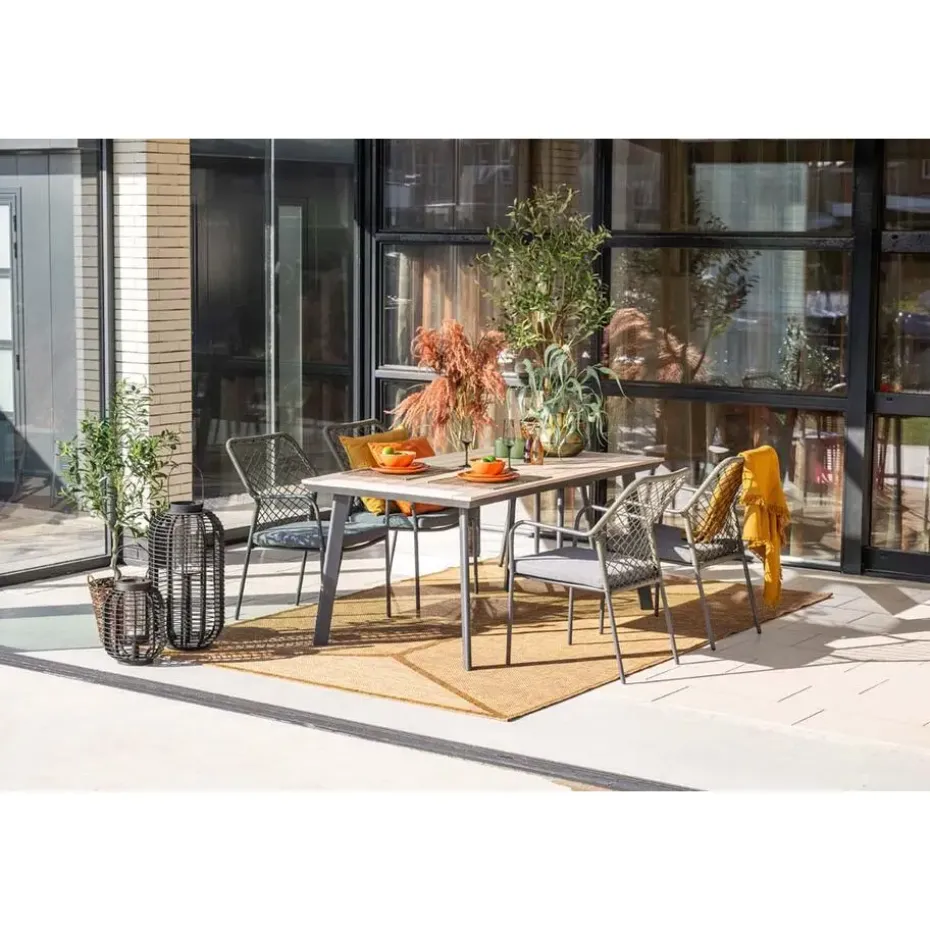 Garden Impressions Penedo tuintafel 160x90 cm - light teak vironwood