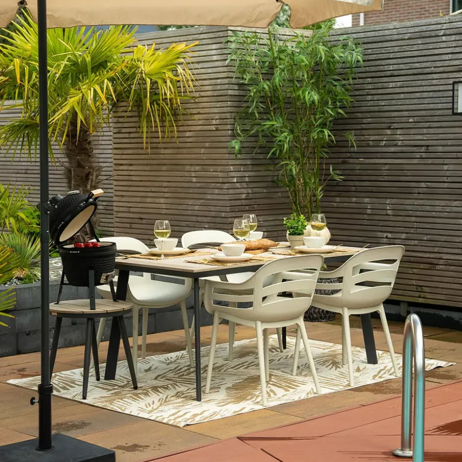 Garden Impressions Penedo tuintafel 160x90 cm - light teak vironwood