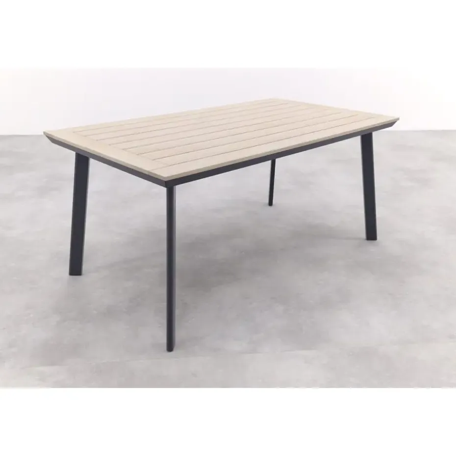 Garden Impressions Penedo tuintafel 160x90 cm - light teak vironwood