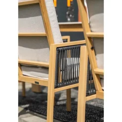 Garden Impressions San Capri lounge dining stoel - aluminium