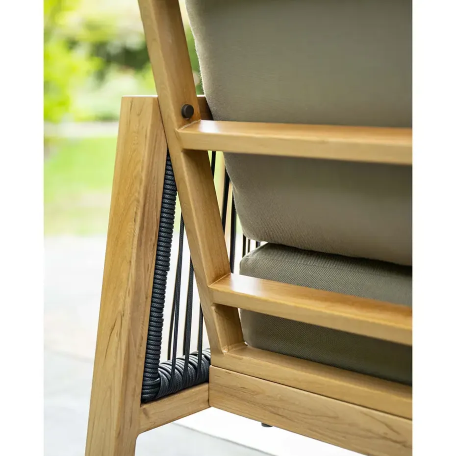 Garden Impressions San Capri lounge dining stoel - aluminium