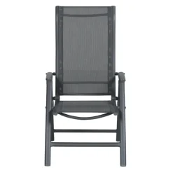 Garden Impressions Santos verstelbare tuinstoel - donker grijs