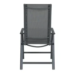 Garden Impressions Santos verstelbare tuinstoel - donker grijs