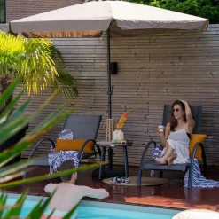 Garden Impressions Santos ligbed grijs