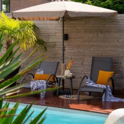 Garden Impressions Santos ligbed grijs