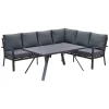 Garden Impressions Senja lounge dining set 3-delig rechts -mystic grey